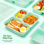 50-Pack 3-Compartment BPA-Free Meal Prep Containers  $22 After Code (Reg. $55) – $0.44/30-oz Container + Free Shipping – FAB Ratings!