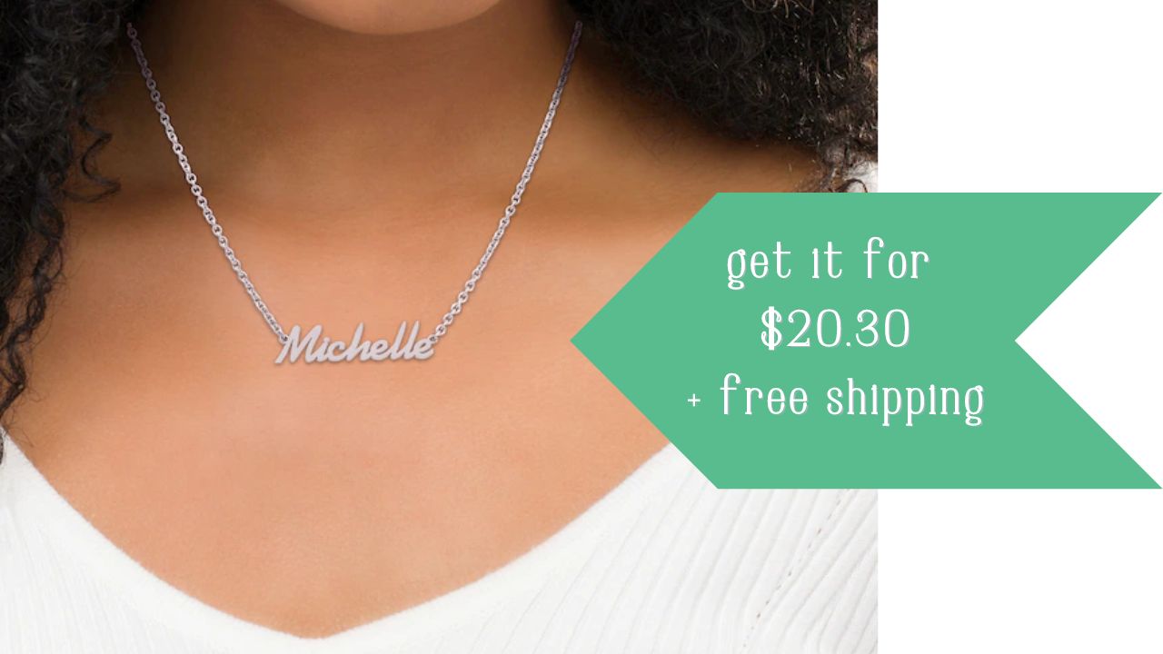 Zales | Personalized Name Necklace $20.30 + Free Shipping!
