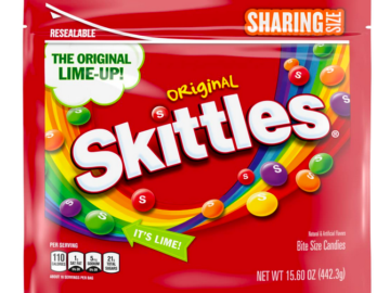 Skittles Original Candy Sharing Size Bag, 15.6 oz only $3.03 shipped!