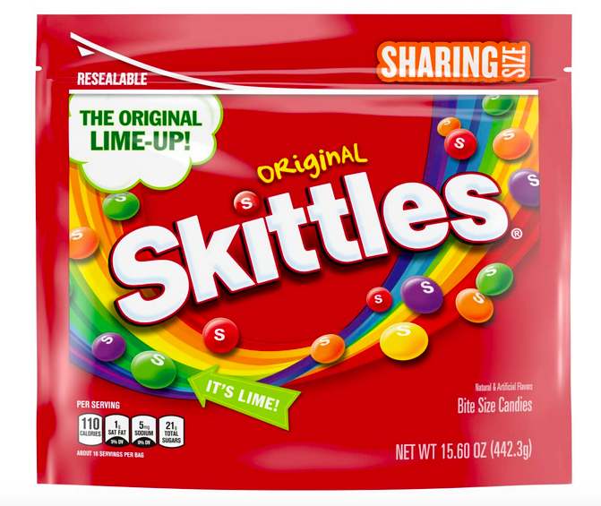 Skittles Original Candy Sharing Size Bag, 15.6 oz only $3.03 shipped!