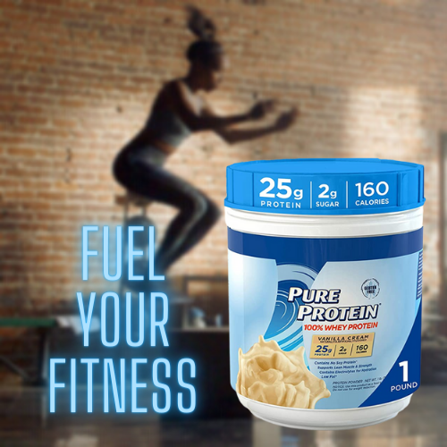 Pure Protein Powder, Vanilla Cream, 1 LB as low as $9.34 Shipped Free (Reg. $17.53) – 5.1K+ FAB Ratings!