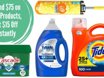 Home Depot | Spend $75 on P&G Products, Get $15 Off