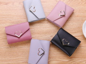 Mini Leather Small Wallet only $9.99 shipped!