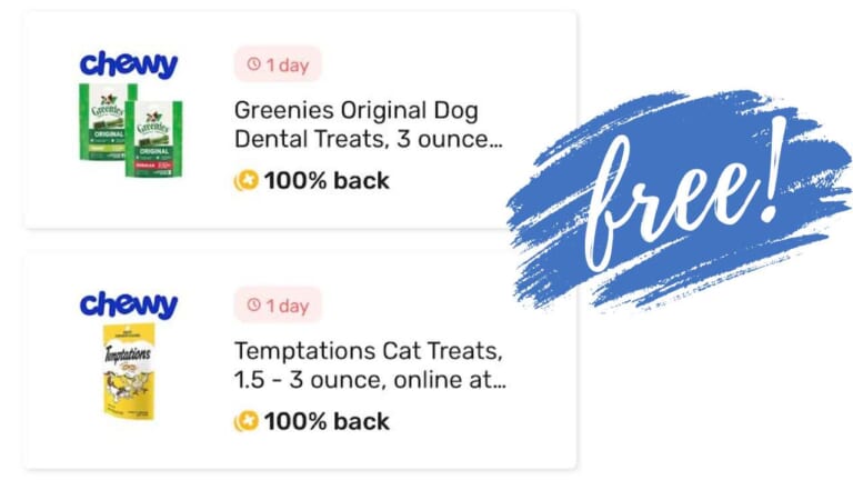 FREE Greenies Dog Treats & Temptations Cat Treats | Fetch Deal