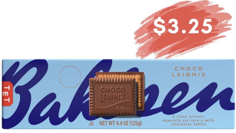 $3.25 Bahlsen Bahlsen Choco Leibniz Butter Biscuits (reg. $5.29)