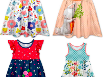 Girl’s Adorable Spring Dresses only $12.79 + shipping!