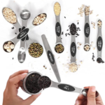 7-Piece Magnetic Dry and Liquid Stacking Measuring Spoons Set $7.99 (Reg. $10) – 1.7K+ FAB Ratings!