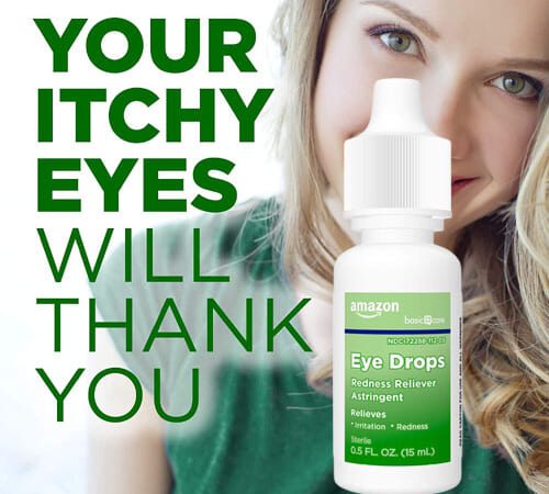 Amazon Basic Care Eye Drops as low as $2.10 Shipped Free (Reg. $3.63) – Relieves Eye Irritation and Redness