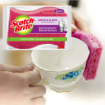 FOUR 3-Pack Scotch-Brite Brite Delicate Care Scrub Sponge as low as $3 EACH Shipped Free (Reg. $23.73) – $1/Sponge + Buy 4, save 5%