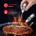 TWO ThermoPro Instant Read Meat Thermometer with Probe $8.35 EACH (Reg. $13) – FAB Ratings + Buy 2, save 5%