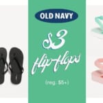 Old Navy Flip-Flops Only $3 (reg. $5+)