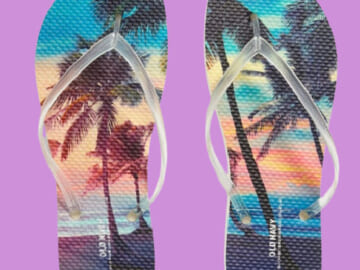 $3 Old Navy Women’s Flip Flops After Code (Reg. Up to $7) – Loyalty Exclusive, Multiple Designs and Sizes, Thru 3/8