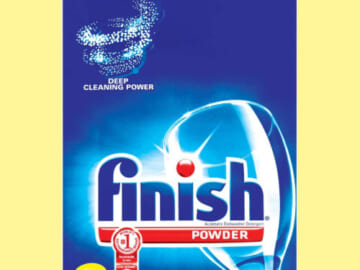 FOUR 75-Oz Boxes Finish Powder Dishwasher Detergent, Lemon Fresh Scent as low as $4.74 PER BOX (Reg. $16) + Free Shipping + Buy 4, save 5%