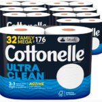 Cottonelle Ultra Clean Toilet Paper, 32 Family Mega Rolls only $26.09 shipped!