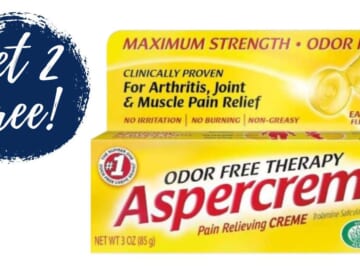 Get 2 Aspercreme Pain Relief Creams for FREE at Publix