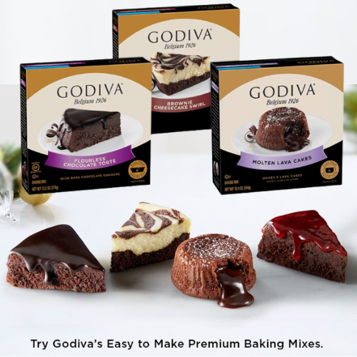 Save 20% on Godiva Baking Mix as low as $4.87 After Coupon (Reg. $10.60) + Free Shipping