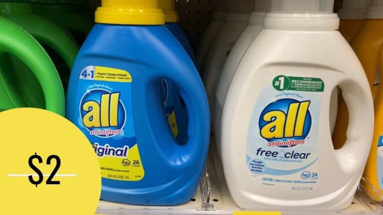 All Detergent As Low As $2 | Ends Saturday Night!