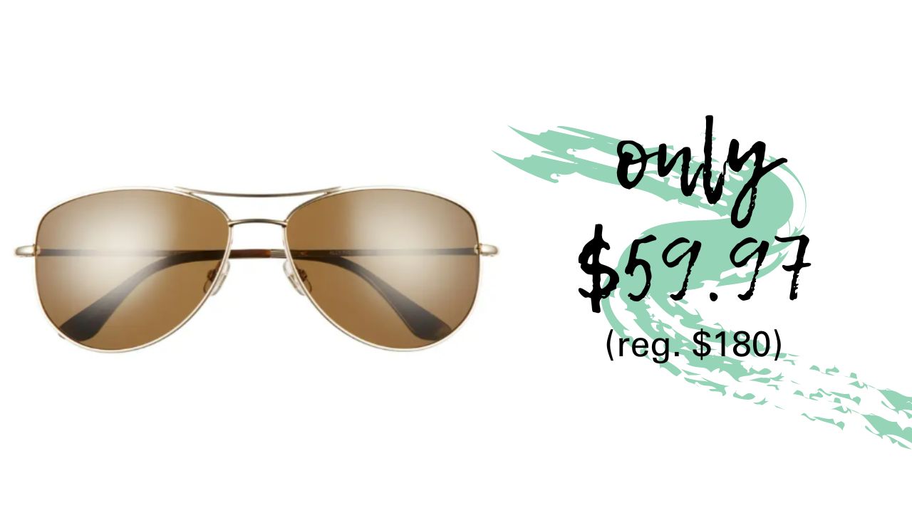 Kate Spade Aviator Sunglasses $59.97 (reg. $180)