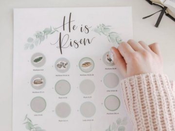 Scratch And Reveal Bible Easter Countdown