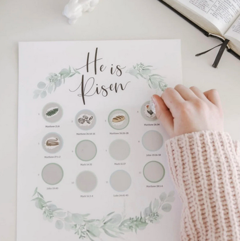 Scratch And Reveal Bible Easter Countdown
