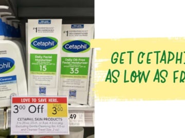 Use Stacking Deals at Publix to Get Cetaphil Products as Low as FREE!