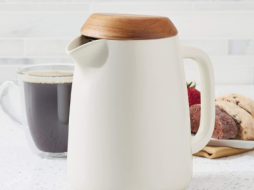 BonJour Wayfarer Ceramic Coffee Pot, 34 Oz $26.91 Shipped Free (Reg. $50)