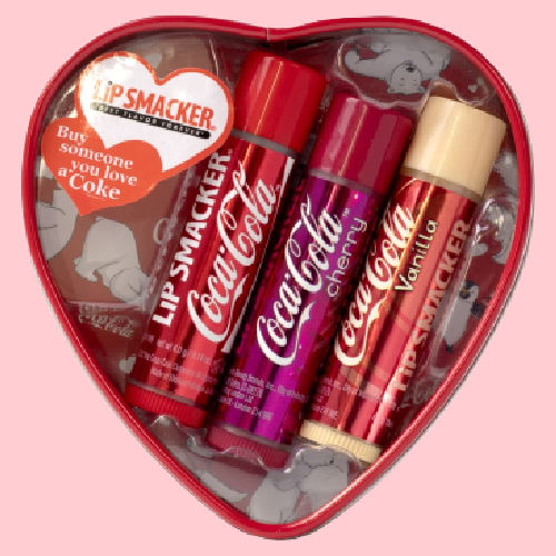 3-Piece Lip Smacker Coca-Cola Lip Balm Set in Heart Tin as low as $3.25 After Coupon (Reg. $5) + Free Shipping – $1.08 each