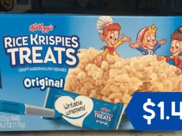 Rice Krispies Treats for $1.49 | Kroger Mega Deal