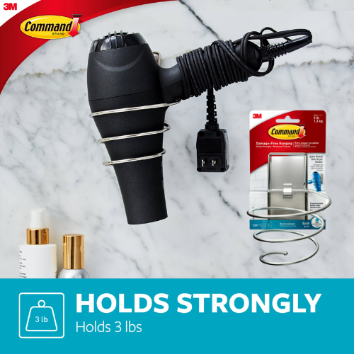 Command Hair Dryer Holder $5.20 (Reg. $21.79)