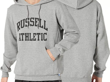 Russell Athletic Men’s Dri-Power Pullover Fleece Graphic Hoodie, Oxford-Arch Logo, Small $13.30 After Coupon (Reg. $28)