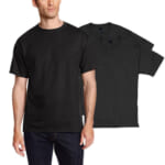 2-Pack Hanes Mens Beefy Classic Crewneck Black Cotton Tees as low as $8.55 Shipped Free (Reg. $23) – $4.28 Each, S-3XL