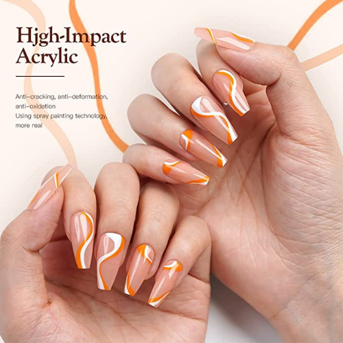 70% OFF New Acrylic Fake Nails Kit, Get your nails done to a salon quality finish in 5 minutes or less from the comfort of your home!! Under $5, NO MORE SALON TRIPS