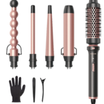 Ceramic Curling Wand 5-in-1 Interchangeable Set for just $26.55 shipped!