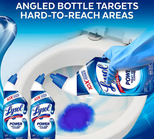 2-Pack Lysol Power Toilet Bowl Cleaner Gel as low as $2.92 Shipped Free (Reg. $5.40) – $1.46/24oz Container