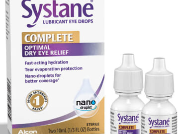 2-Count Systane Complete Lubricant Eye Drops as low as $11.24 After Coupon (Reg. $22.48) – $5.62/5ml Bottle + Free Shipping