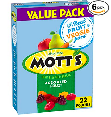 Mott’s Fruit Flavored Snacks (132 count) only $15.39 shipped!