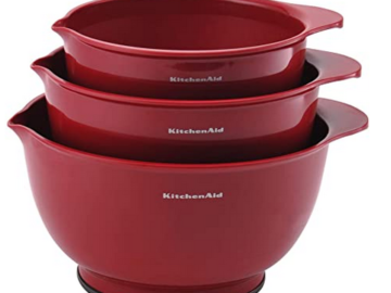 KitchenAid Classic Mixing Bowls, Set of 3 only $19.34!