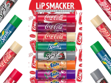 8-Count Lip Smacker Assorted Coca-Cola Flavored Lip Balm Set as low as $5.63 After Coupon (Reg. $11) + Free Shipping – 70¢/Tube