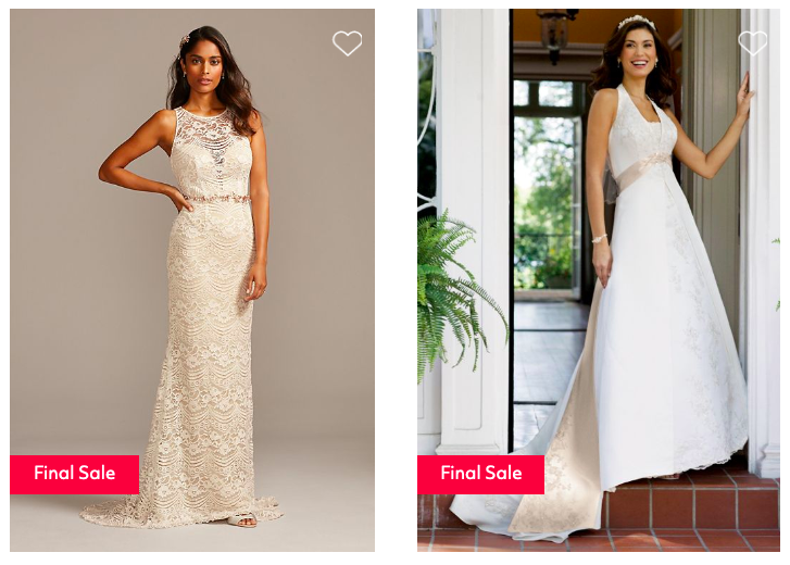 *HOT* David’s Bridal Wedding Gowns as low as $41.99!!