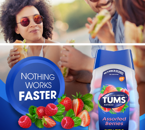 96-Count TUMS Antacid Chewable Tablets, Assorted Berries as low as $2.10 After Coupon (Reg. $4.49) + Free Shipping – 2¢/Tablet
