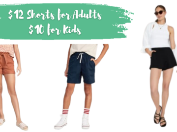 Old Navy | $12 Shorts For Adults & $10 For Kids – Today Only