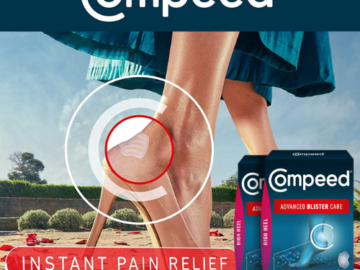18-Count Compeed Advanced Blister Care High Heel Gel Pads as low as $7.54 After Coupon (Reg. $16.35) + Free Shipping – $3.77/ 9-Count Box or 42¢/Pad