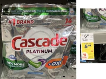 Save on Cascade Platinum Pacs at Walgreens