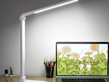 Protect Your Eyes From Fatigue while Reading with 42% OFF NPET Eye-Caring Led Desk Lamp!! $22.49 After Code (Reg. 36) + Free Shipping, NO BLUELIGHT