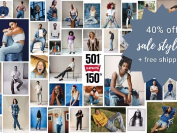 Levi’s | Extra 40% Off + Free Shipping