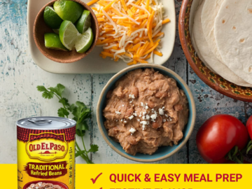 12-Count Old El Paso Traditional Refried Beans as low as $10.84 After Coupon (Reg. $37) + Free Shipping – 90¢/ 16 Oz Can