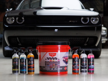 8-Piece Jay Leno’s Garage Wash & Gloss Detailing Bucket Kit $29 (Reg. $70) – Wash, Clean, & Protect