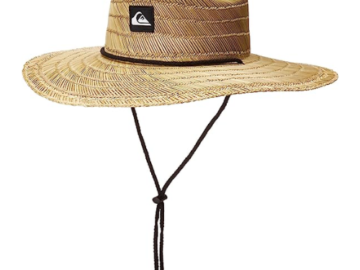 Men’s Quiksilver Pierside Lifeguard Beach Sun Straw Hat $14 (Reg. $20) – Various Sizes – LOWEST PRICE
