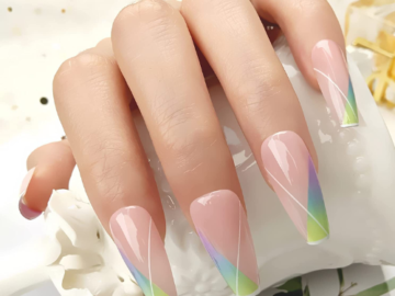 Make your hands look beautiful with this 24-Piece Jofay Fashion Medium Coffin Glossy Pink Nail Kit for just $2.40 After Code + Coupon (Reg. $8.99)