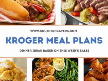 kroger meal plans 3/15
